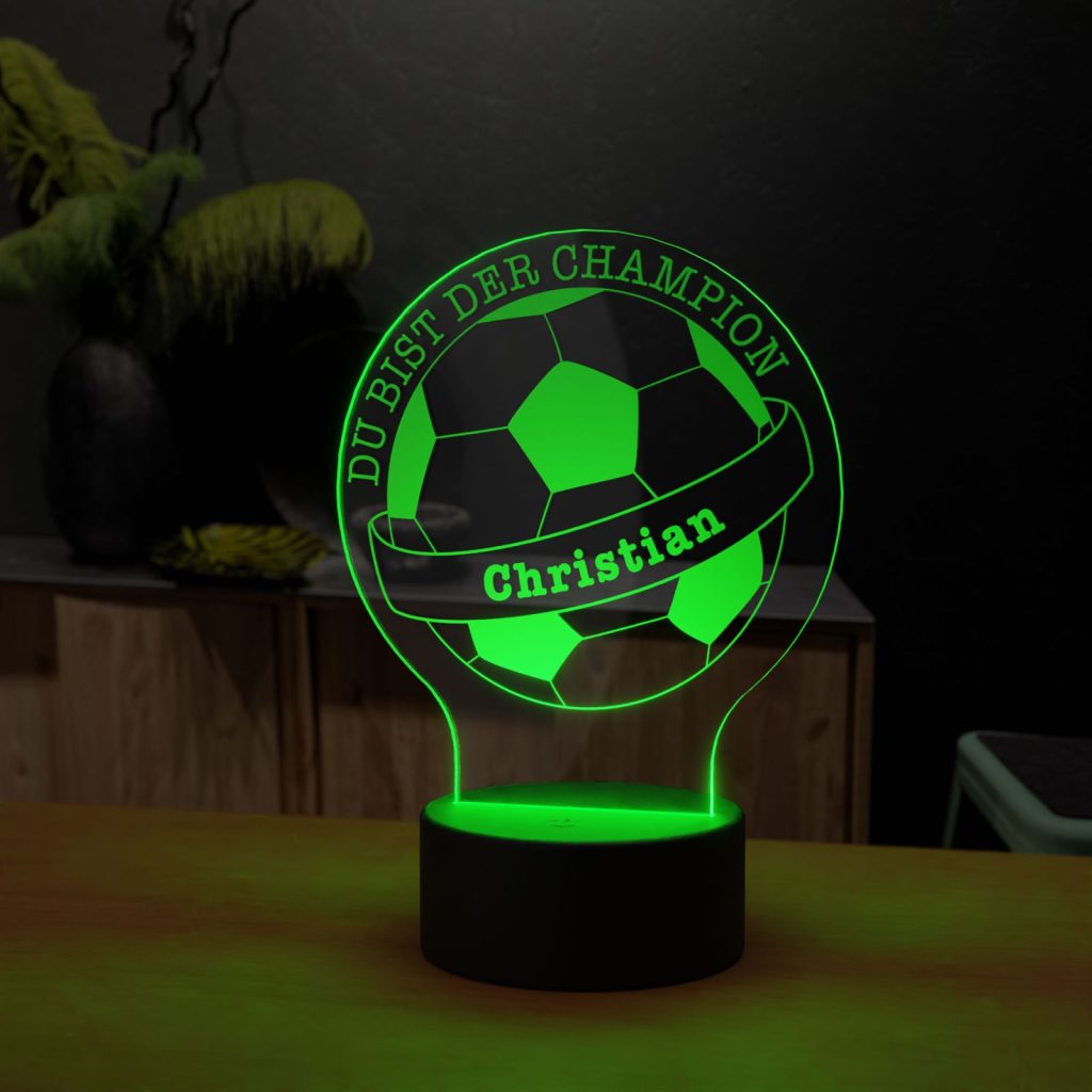 Geschenk Kinder Acrylglas Fußball 3